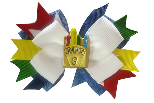 Crayon Bow-crayon, back, school, artist, 