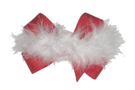 Marabou Bow-Marabou, fluffy, soft, classic