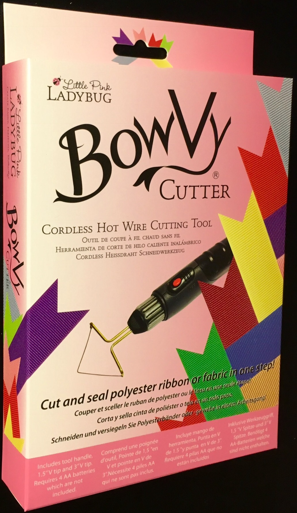 Ribbon Cutter BowVy - V Shaped Ribbon Tail Cutter - Ribbon Heat Cutter and  Sealer 